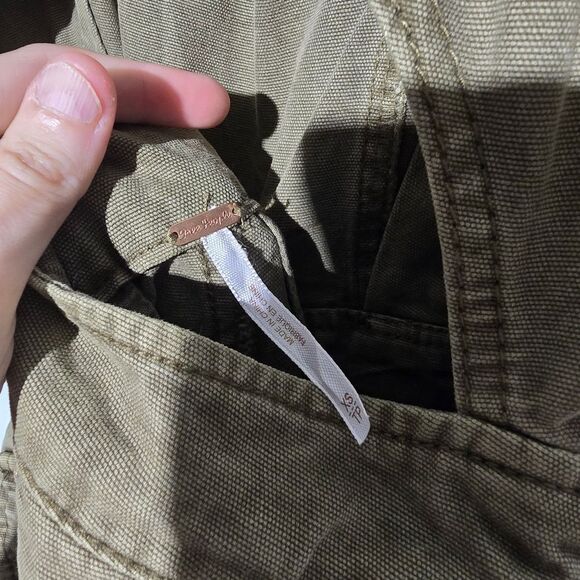 FREE PEOPLE go West Denim Jumpsuit - Picture 8 of 8